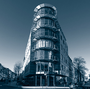 Sitz des WPV an der Lindenstraße in Düsseldorf, Außenansicht des Gebäudes